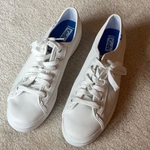 Keds triple kick white leather sneaker